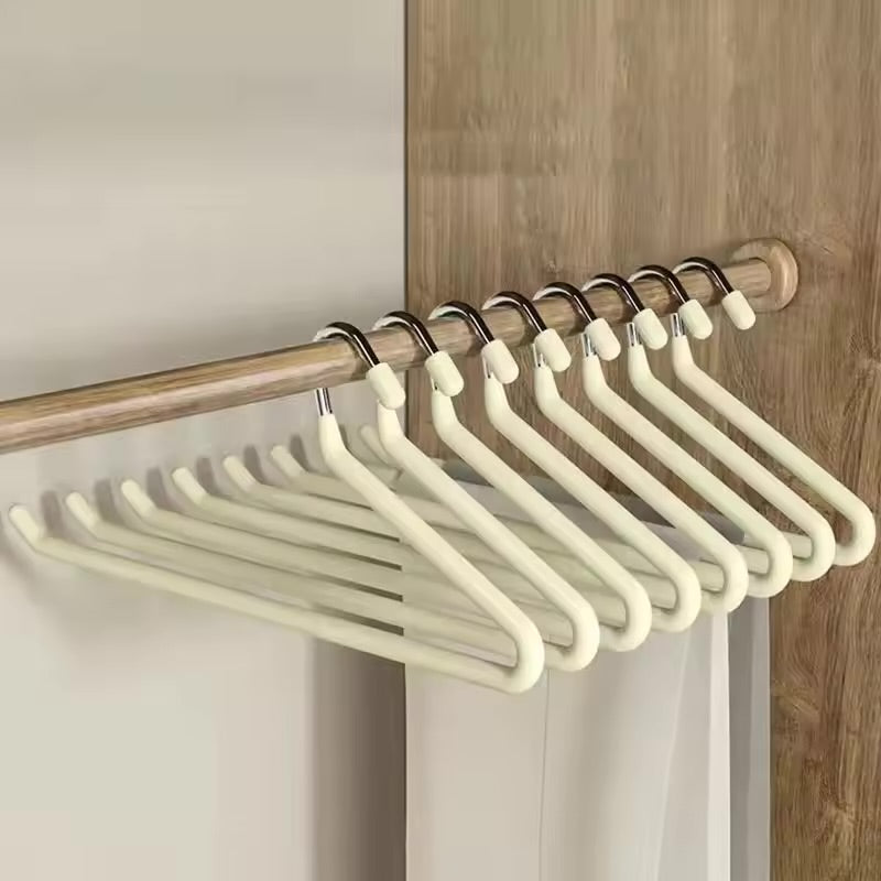 25/35cm Stainless Steel Pants Hanger Closet Organizer 10pcs