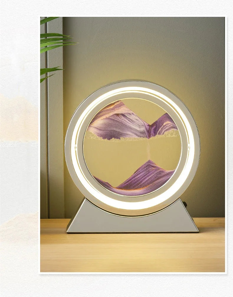 FLOWING QUICK SAND LAMP DECOR