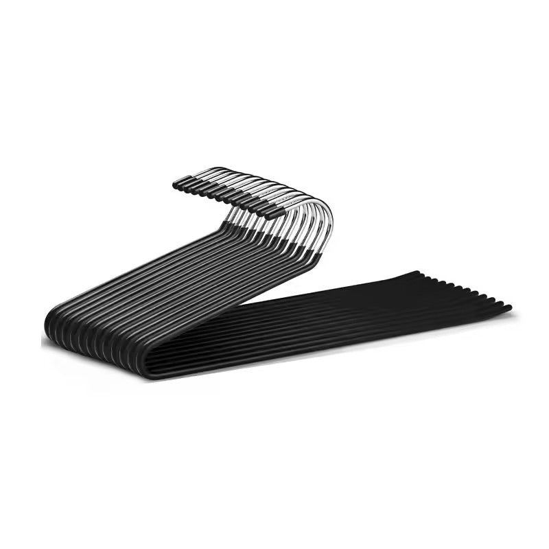 25/35cm Stainless Steel Pants Hanger Closet Organizer 10pcs