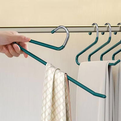 25/35cm Stainless Steel Pants Hanger Closet Organizer 10pcs