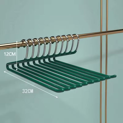 25/35cm Stainless Steel Pants Hanger Closet Organizer 10pcs