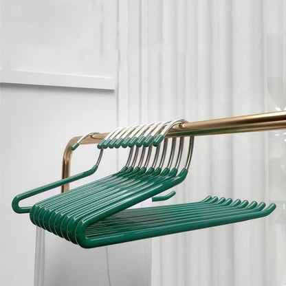 25/35cm Stainless Steel Pants Hanger Closet Organizer 10pcs