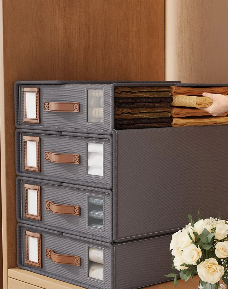 Foldable, Stackable Storage box
