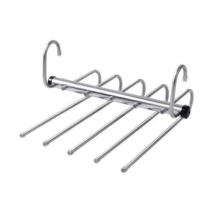 Multi-Layer Stainless Steel Folding Pants Hanger Organiser