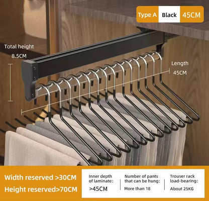 Pull-out Retractable Clothes Rack Hanger
