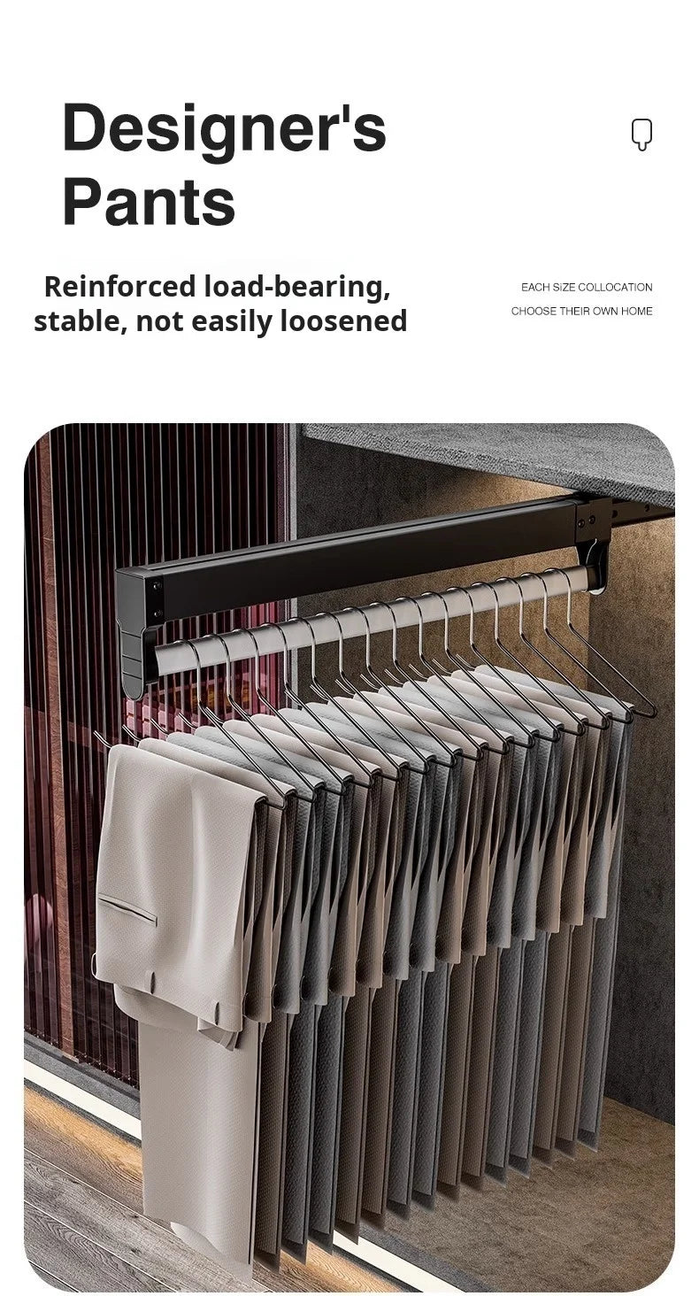 Pull-out Retractable Clothes Rack Hanger