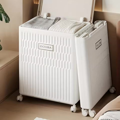 DOUBA Large Capacity Storage Box. Enclosed, Rolling, Foldable Organiser.
