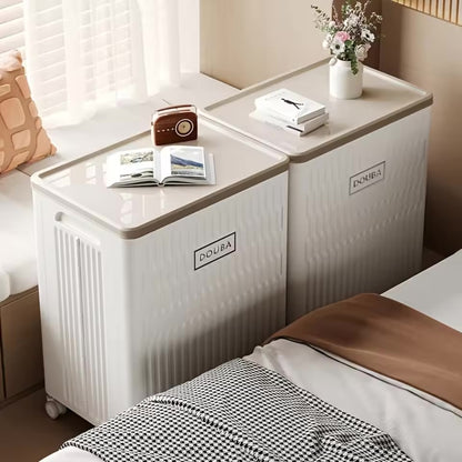 DOUBA Large Capacity Storage Box. Enclosed, Rolling, Foldable Organiser.
