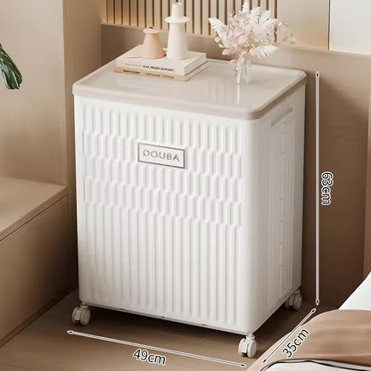 DOUBA Large Capacity Storage Box. Enclosed, Rolling, Foldable Organiser.