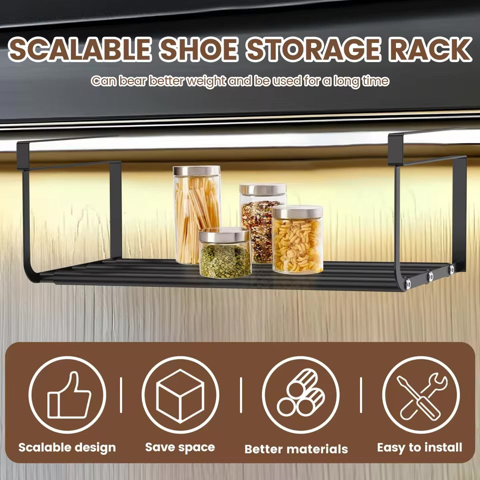 Expandable Hanging Storage Shelf Household Space Saver