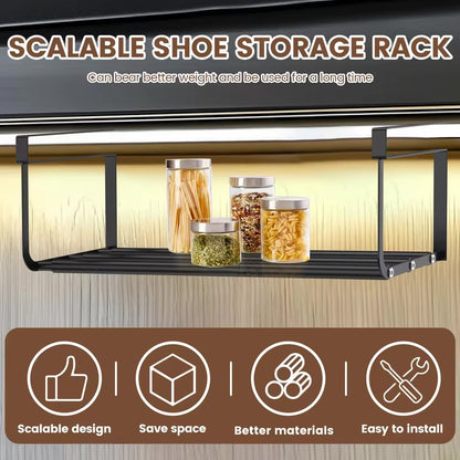 Expandable Hanging Storage Shelf Household Space Saver