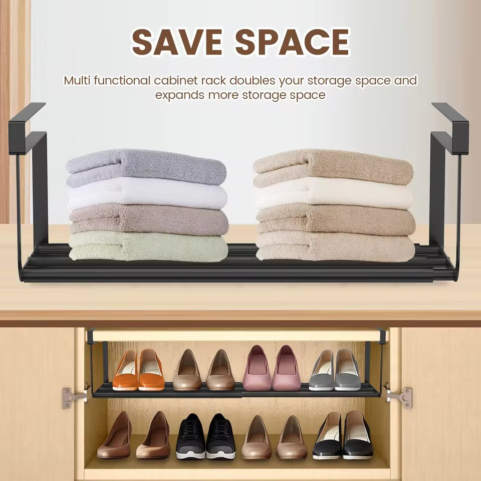 Expandable Hanging Storage Shelf Household Space Saver