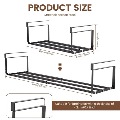 Expandable Hanging Storage Shelf Household Space Saver